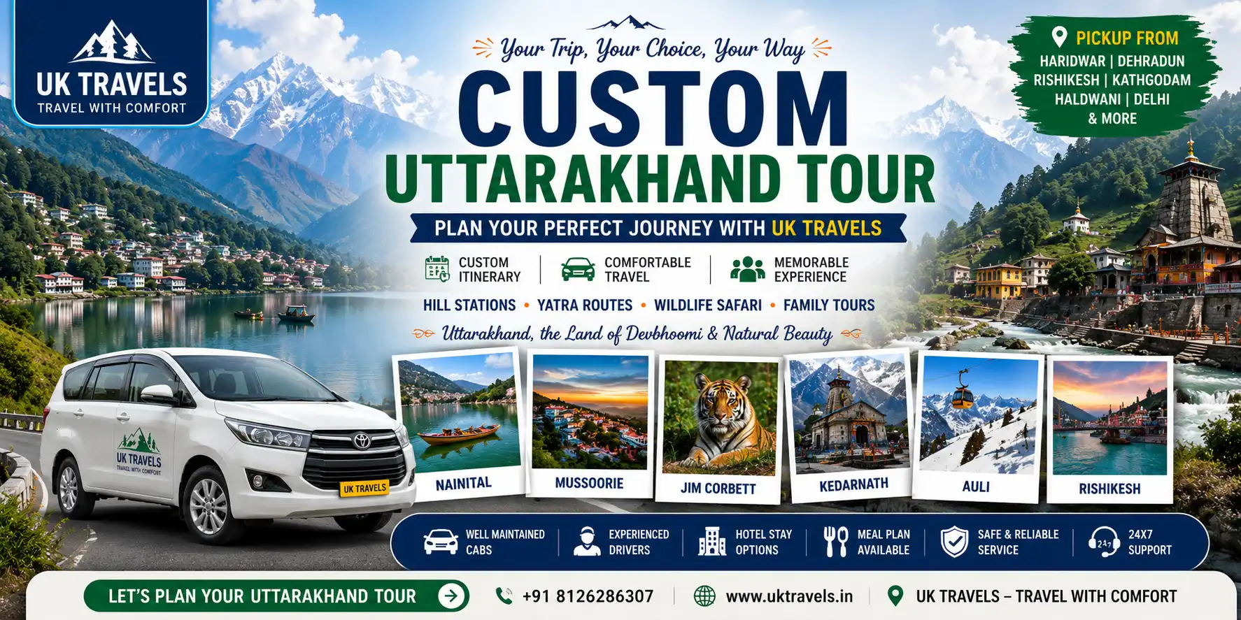 Custom Uttarakhand Tour Package